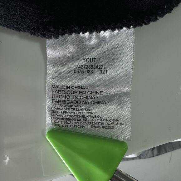 Jordan Jump Man Spelled Out Boys Hat Winter Beanie Black Yellow White Swoosh - Picture 6 of 8